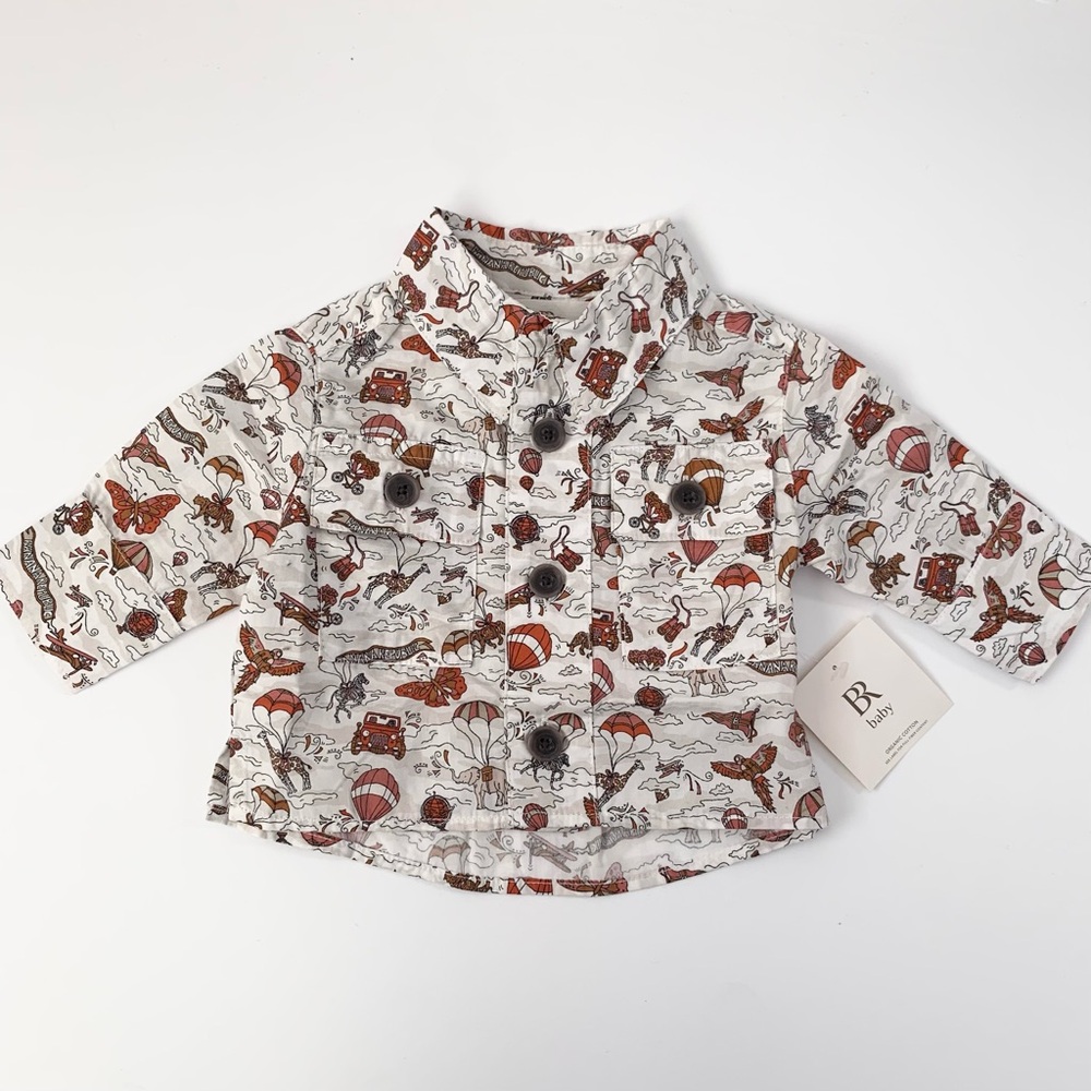 Banana republic safari explorer button down shirt 100% organic cotton